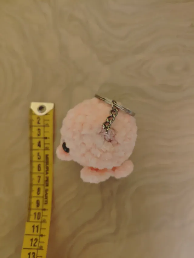 Llavero Ballena Crochet Hecho a Mano