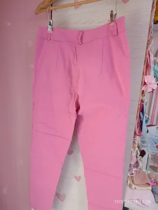 Pantalones rosas mujer