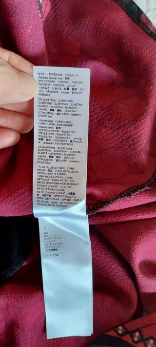 Abito Desigual asimmetrico donna. Misure in foto