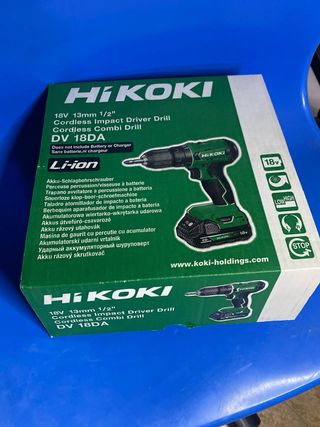 Taladro Atornillador Inalámbrico HiKOKI. Nuevo