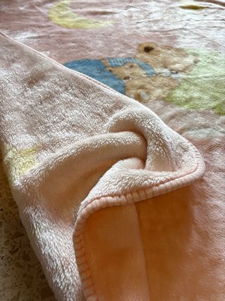 Manta de cuna ositos luna