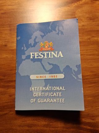 Reloj Festina 8912 - Sin estrenar