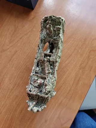 Barco hundido decorativo