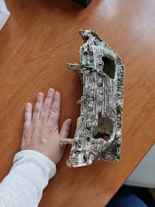 Barco hundido decorativo