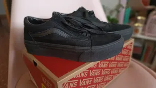 Zapatillas Vans Plataforma Old Skool Negras