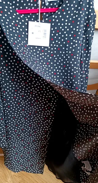 Blusón lunares Woman Talla XS, 36 nuevo