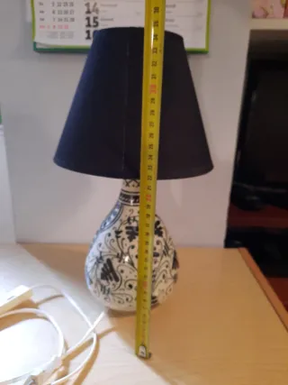 Lampada vintage Deruta ceramica