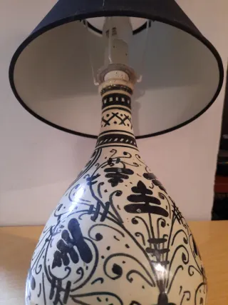 Lampada vintage Deruta ceramica