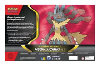 Colección Pokémon Mega-Lucario EX con Figura