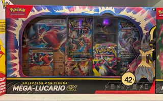 Colección Pokémon Mega-Lucario EX con Figura