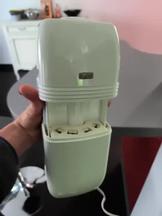 Porta spazzolino igienizzante bianco