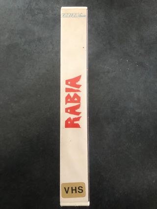 VHS Rabia David Cronenberg Película Terror