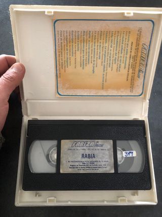 VHS Rabia David Cronenberg Película Terror