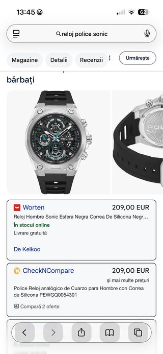 Reloj Police Sonic B