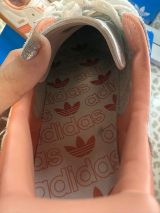 Adidas Samba Naranja y Blanco