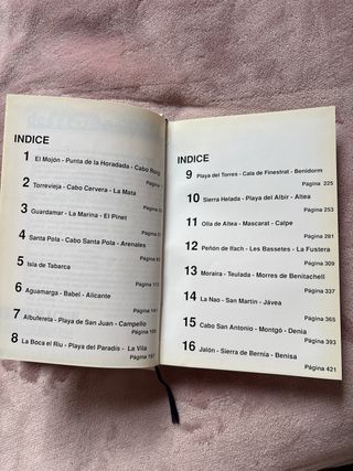 Libro de información sobre la costa valenciana ￼