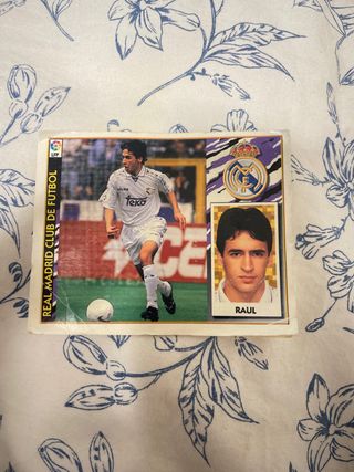Cromo Raúl Real Madrid Liga 97-98