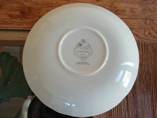 Vajilla de porcelana azul y blanca