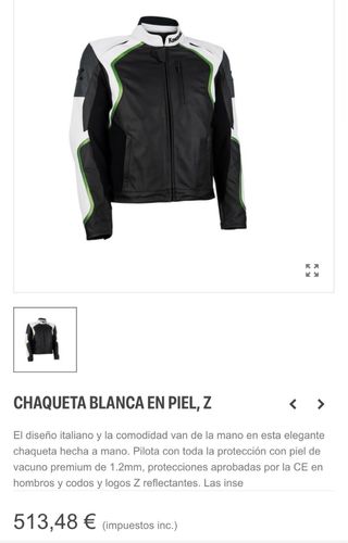 Chaqueta Cuero Kawasaki Z