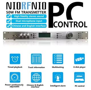 Emisor FM Profesional NIORFNIO 50W Digital