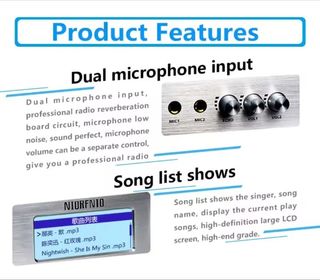 Emisor FM Profesional NIORFNIO 50W Digital