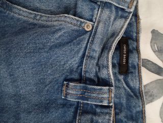 Pantalón vaquero cargo baggyhombre