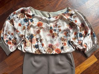 MiMOSA Gonna a Tubino con Balza Floreale – Elegant