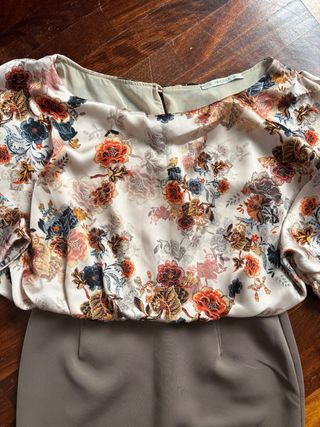 MiMOSA Gonna a Tubino con Balza Floreale – Elegant