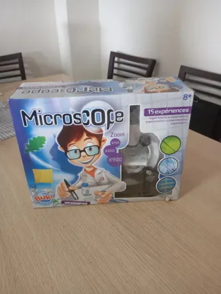 Microscopio para niños 8+