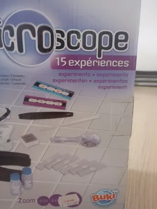 Microscopio para niños 8+