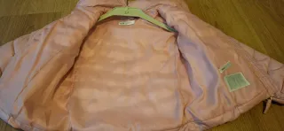 Giacca bambina rosa imbottita