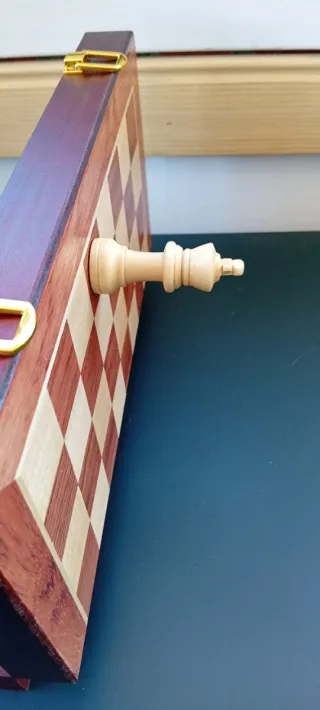Ajedrez plegable madera magnético