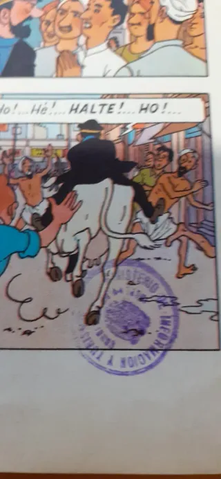 1960 B29. Tintin au Tibet. Ejemplar raro.