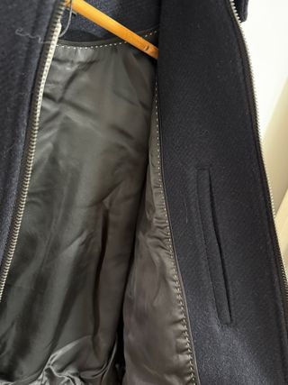 Bomber Zara Lana Azul Marino Talla XS