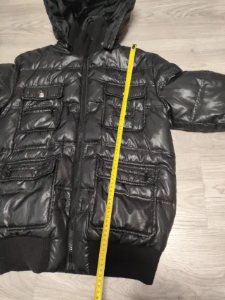 Cazadora negra acolchada talla L