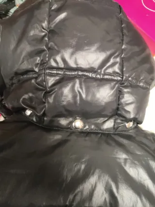 Cazadora negra acolchada talla L