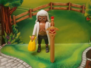 Playmobil Guerrero Blanco Bolsa Espada