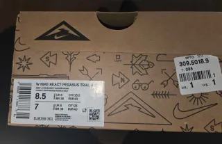 Zapatillas Nike Trail Running Naranja/Verde