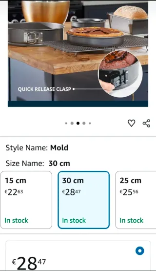 Molde Tarta Spring Form Masterclass