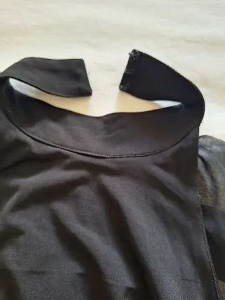 Vestido fiesta Petite Asos Negro Talla 34