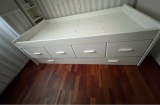 Estructura cama nido con almacenaje