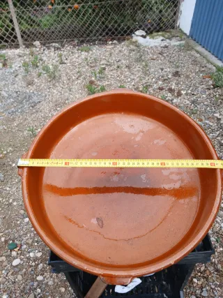 Cazuela de barro artesanal 42cm 10