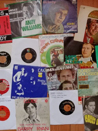 Lote 25 singles vinilo pop rock internacional