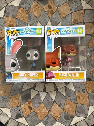 Funko Pop Zootopia 2 Judy Hopps y Nick Wilde