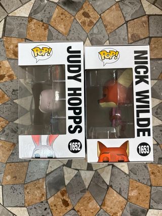 Funko Pop Zootopia 2 Judy Hopps y Nick Wilde