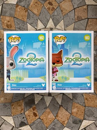 Funko Pop Zootopia 2 Judy Hopps y Nick Wilde