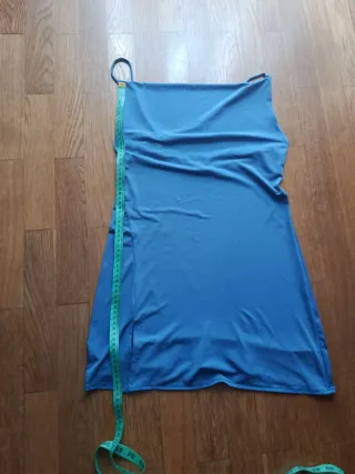 Vestido Pull and Bear azul talla M