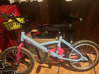 Bicicleta Btwin Rin 16 Azul y Rosa