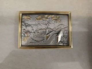 Quadri in argento numerati in argento