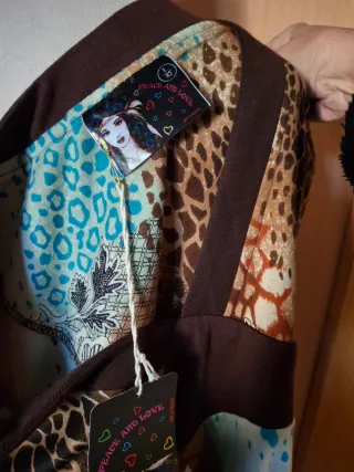 Vestido Peace and Love estampado